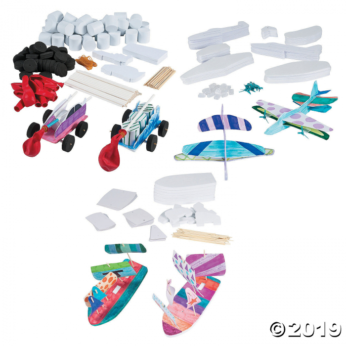 Buy All & Save DIY STEAM Transportation Kits (1 Set(s))