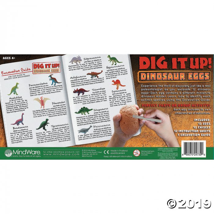 mindware dig it up dinosaur eggs
