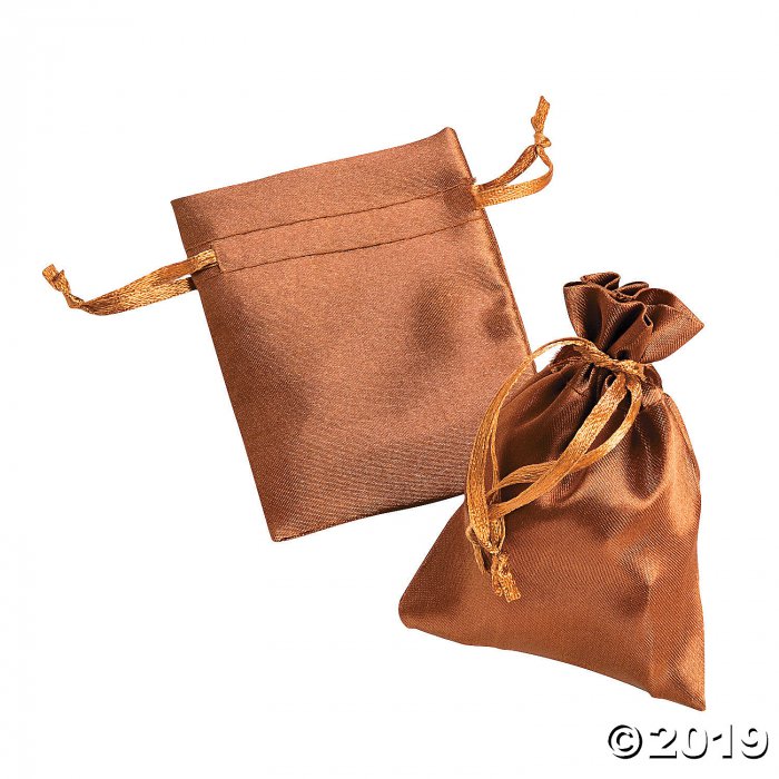 Mini Copper Drawstring Treat Bags (50 Piece(s))