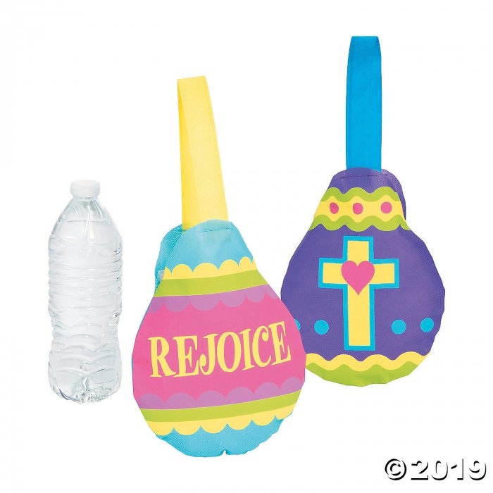 Mini Religious Egg-Shaped Tote Bags (Per Dozen)