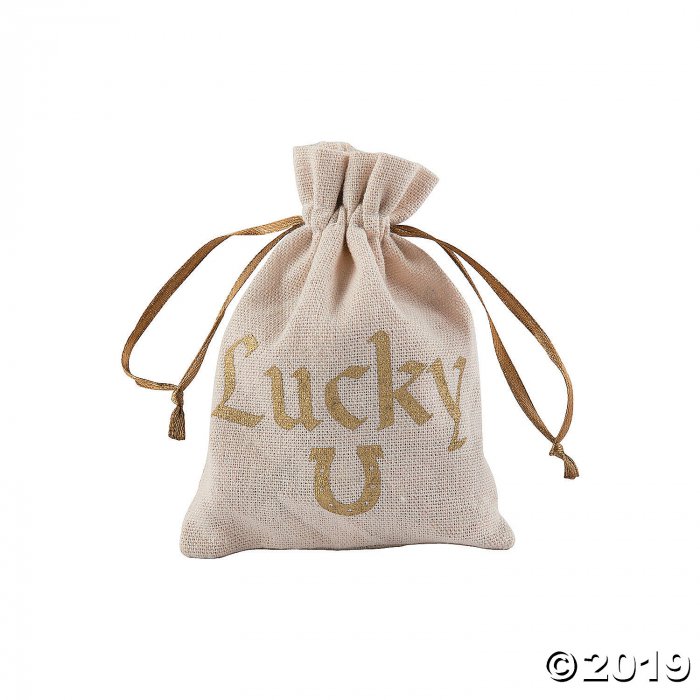 Mini Lucky Drawstring Treat Bags (Per Dozen)
