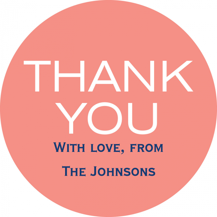 Personalized Thank You Mini Mason Jar Favors (Per Dozen)
