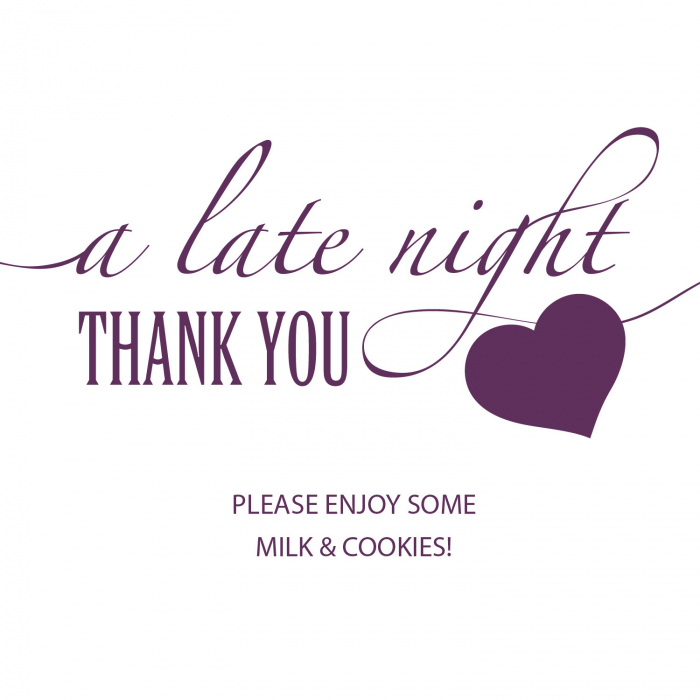 Personalized Four-Pack Late Night Snack Caddies (Per Dozen)