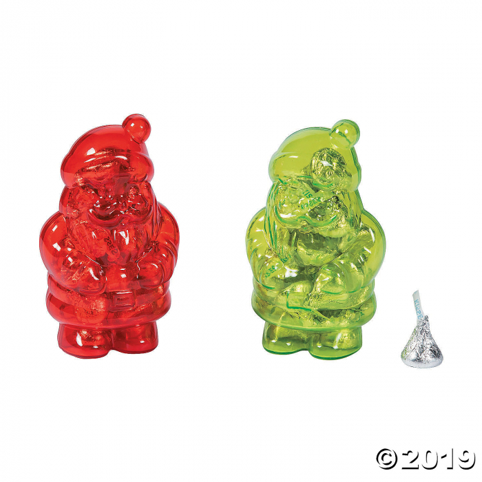Santa-Shaped Containers (Per Dozen)
