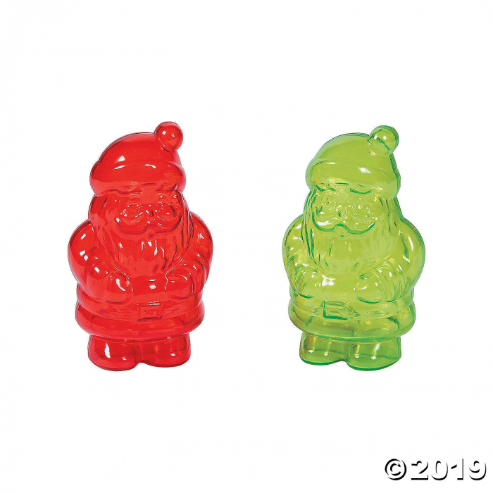 Santa-Shaped Containers (Per Dozen)