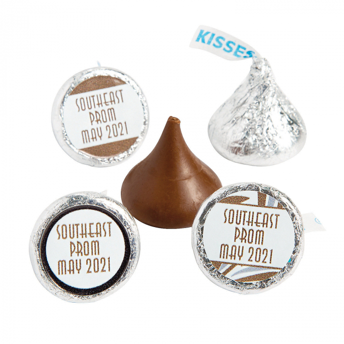 Personalized 1920s Hershey's® Kisses® Stickers (60 Piece(s))