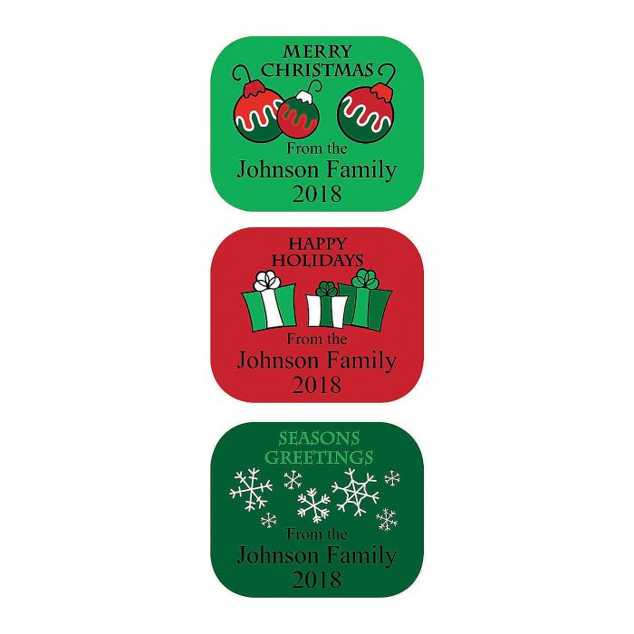 Personalized Christmas Labels (54 Piece(s))