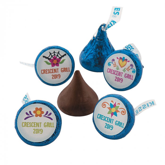 Personalized Day of the Dead Hershey's® Kisses® Stickers (60 Piece(s))
