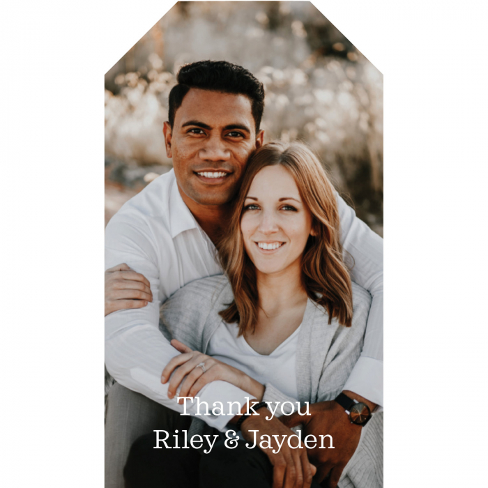 Custom Photo Classic Wedding Favor Tags (24 Piece(s))