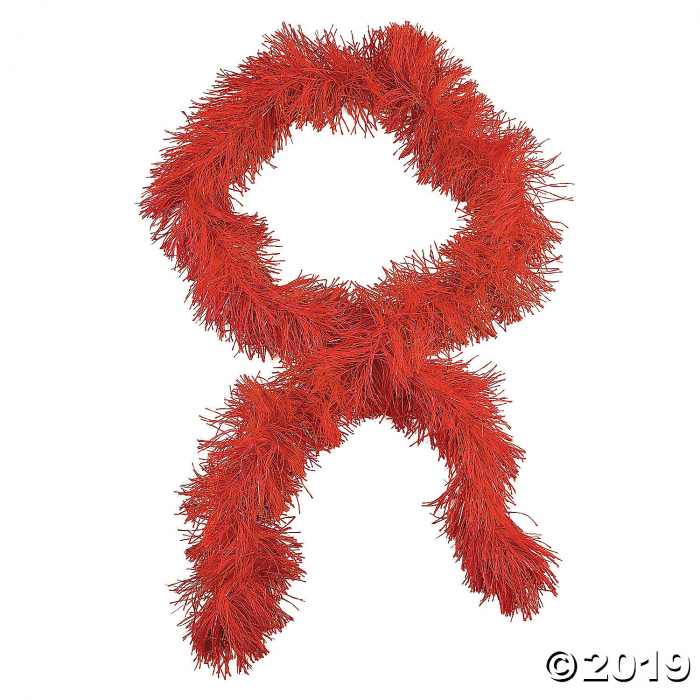 Red Fringe Boas (Per Dozen) Red Fringe Boas (Per Dozen)