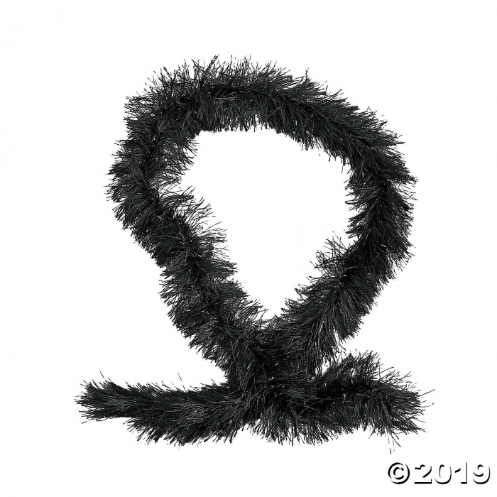 Black Fringe Boas (Per Dozen)