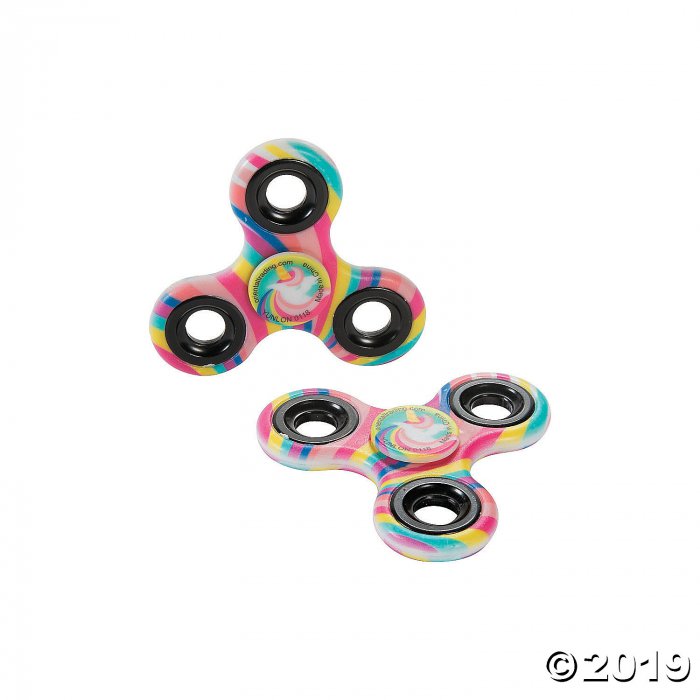 Rainbow Unicorn Fidget Spinners (Per Dozen)
