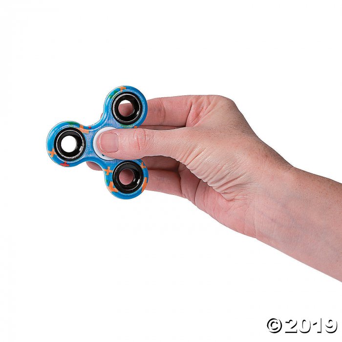 Cross Printed Fidget Spinners (6 Piece(s))