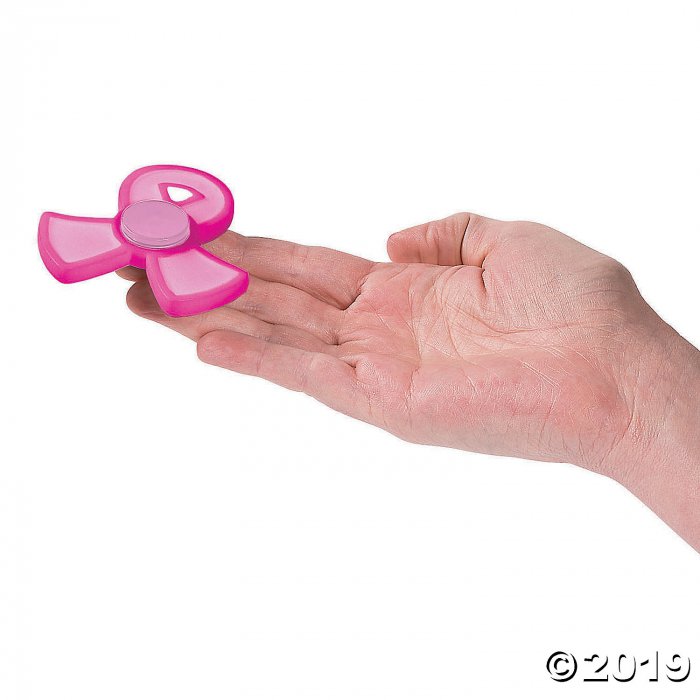 Pink Ribbon Fidget Spinners (Per Dozen)