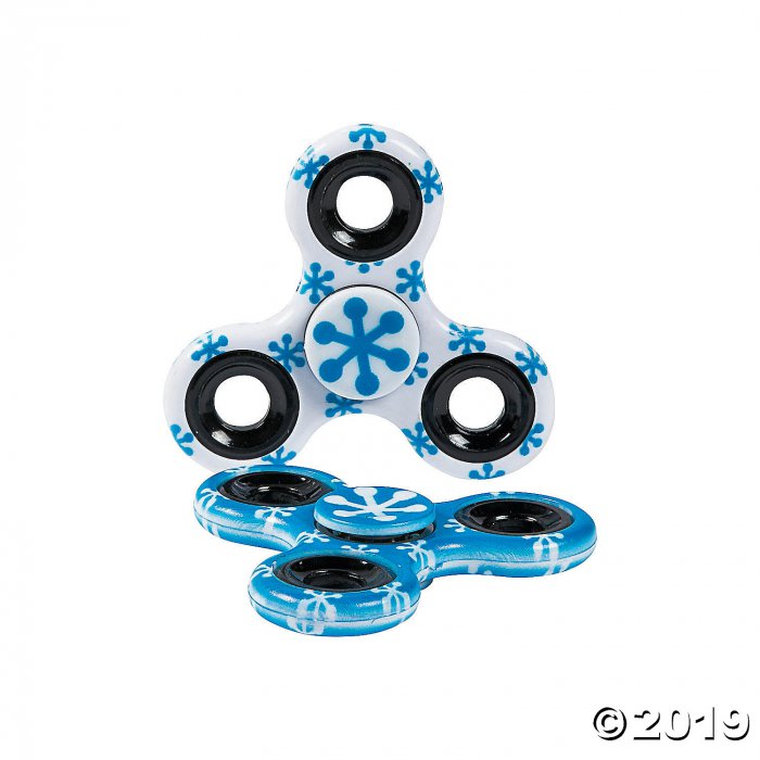 Winter Snowflake Fidget Spinners (6 Piece(s))