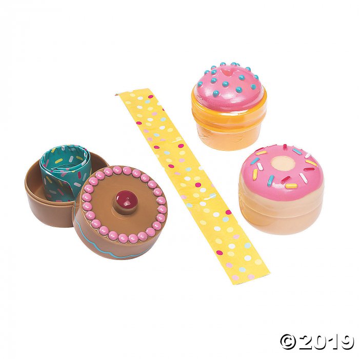 Bracelet-Filled Plastic Donut Easter Eggs - 12 Pc. (Per Dozen)