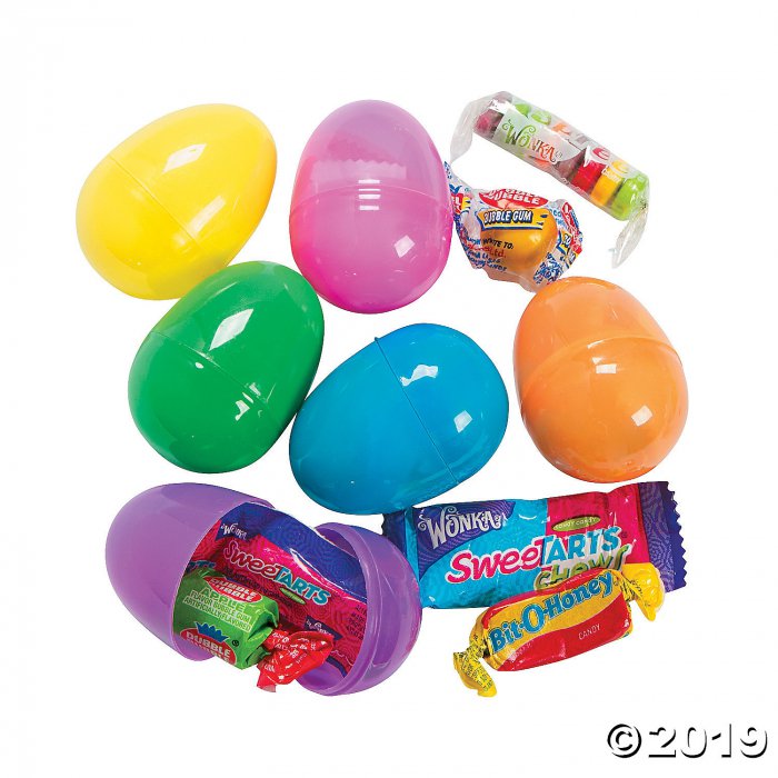 Candy-Filled Bright Easter Eggs - 24 Pc.