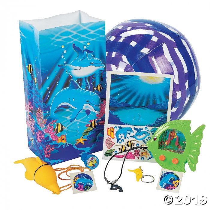 Dolphin Pre-Filled Goody Bags (8 Piece(s))
