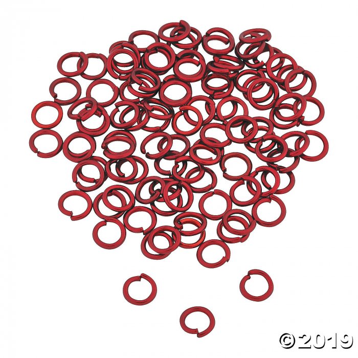Red Jump Rings (100 Piece(s))