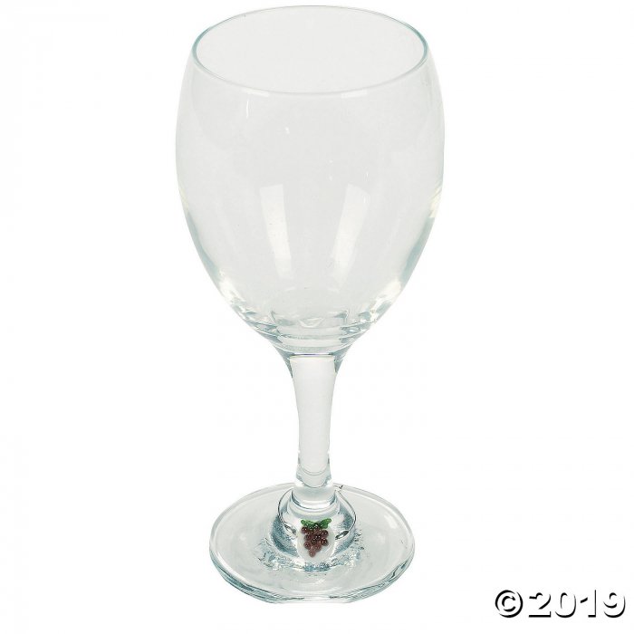 Silvertone Wine Glass Rings (24 Piece(s))