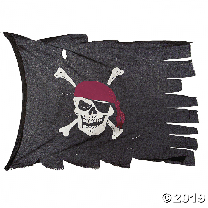 Large Creepy Cloth Pirate Flag