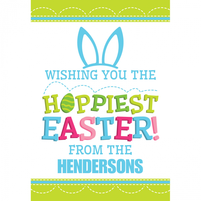 Personalized Easter Garden Flag (1 Piece(s))