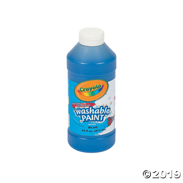 16-oz. Crayola® Blue Washable Paint (1 Piece(s))