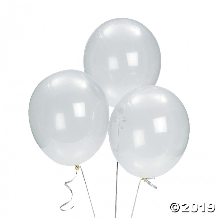 Bulk Diamond Clear 11" Latex Balloons (144 Piece(s))