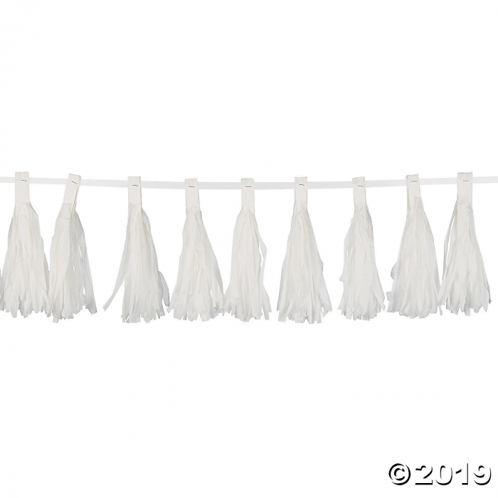 White Tassel Garland (1 Piece(s))