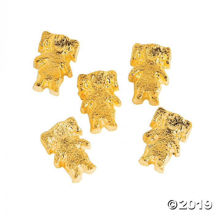 Goldtone Girl Floating Charms - 5mm (5 Piece(s))
