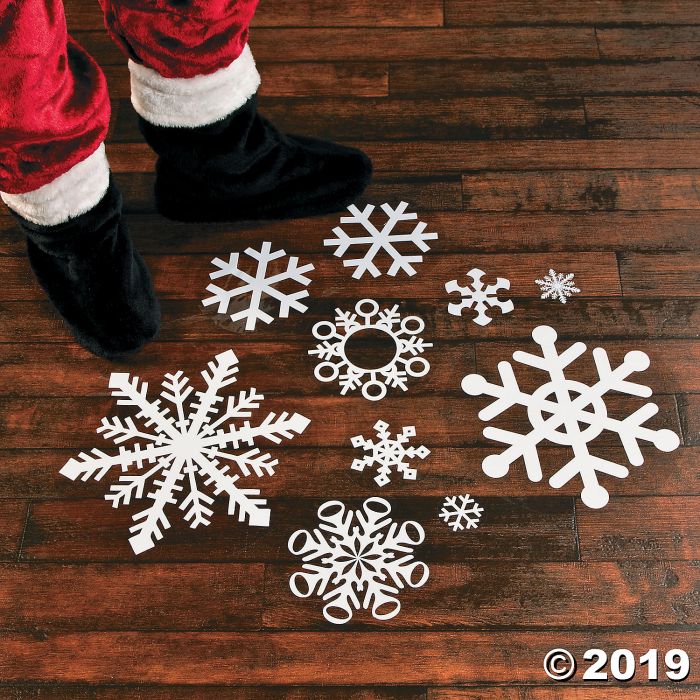 Snowflake Floor Decals (1 Sheet(s))