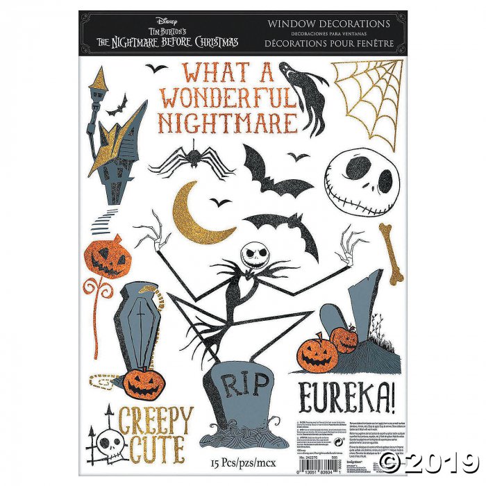 The Nightmare Before Christmas Window Clings (1 Set(s))