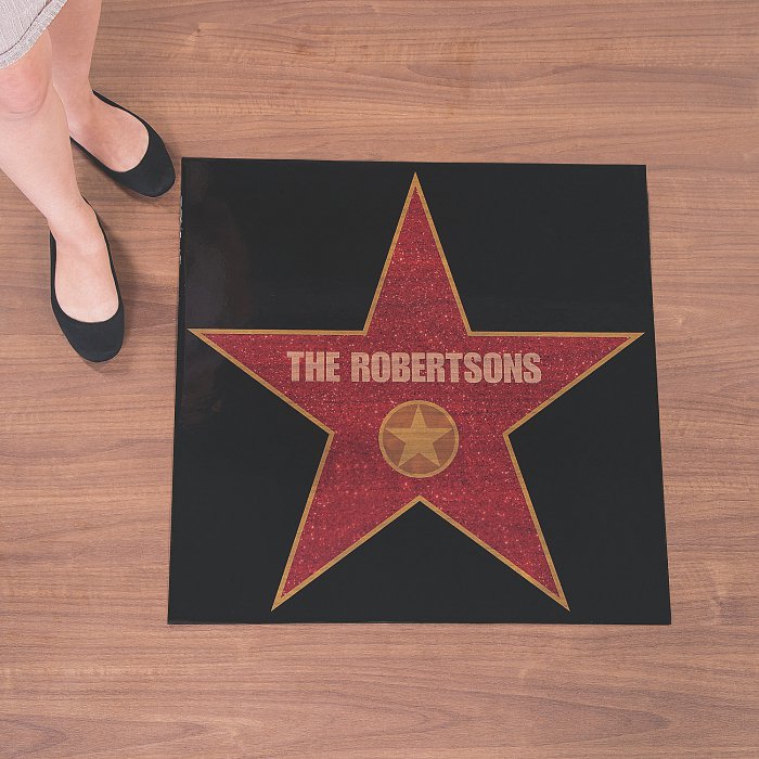 Personalized Movie Night Floor Decal (1 Piece(s))