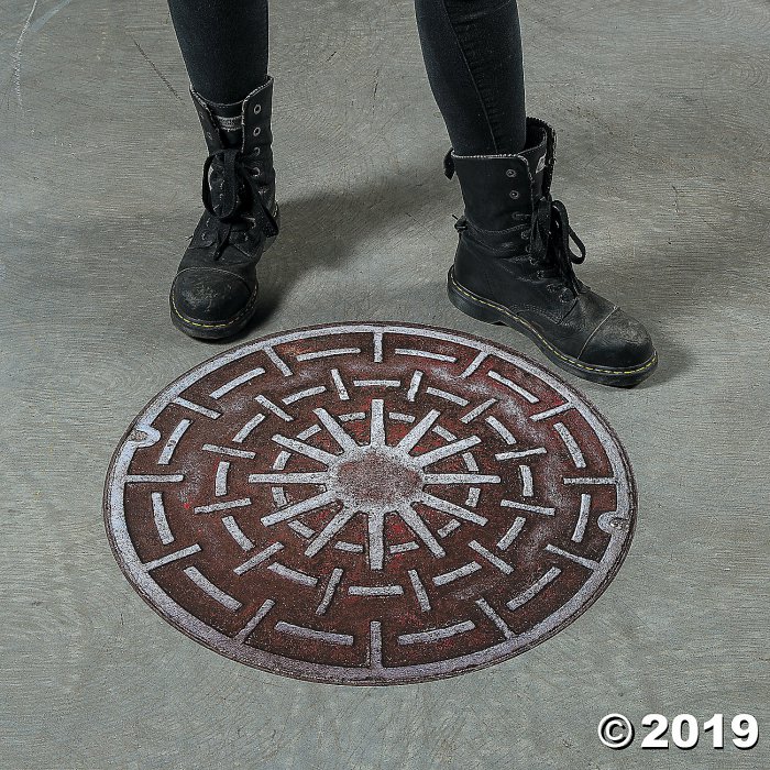 Manhole Cover Floor Decals (1 Set(s))