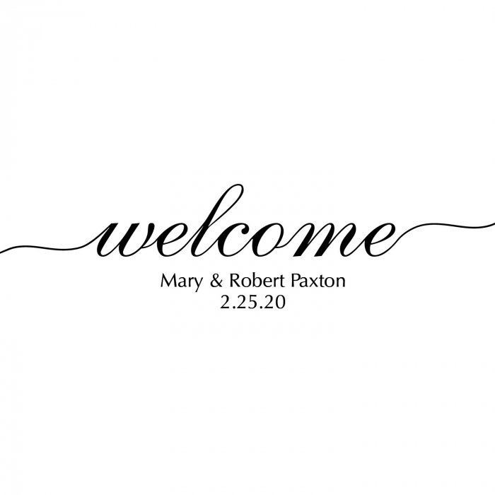 Personalized Welcome Cling (1 Piece(s))