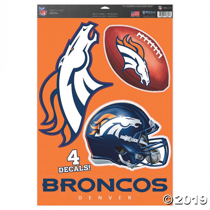 NFL® Denver Broncos Window Decals (1 Piece(s))