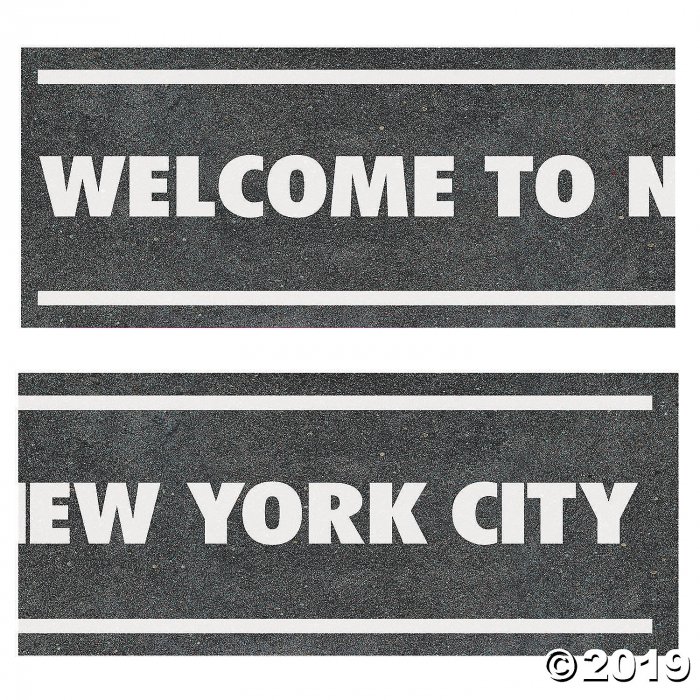 Welcome to New York Floor Cling (1 Set(s))
