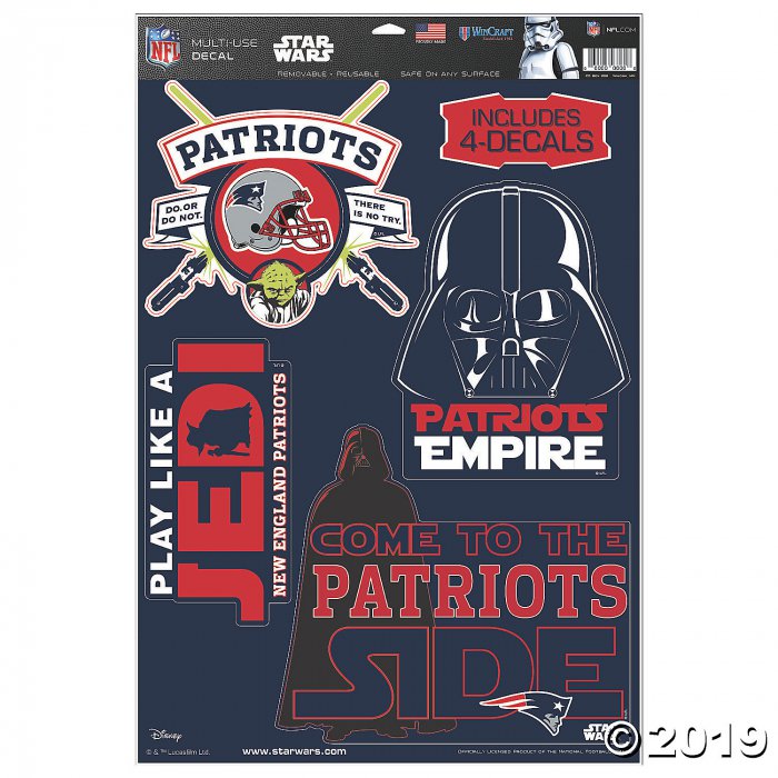 NFL® New England Patriots Star Wars Decals (1 Piece(s))