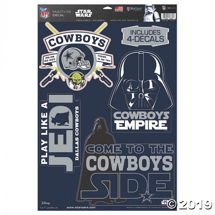 NFL® Dallas Cowboys Star Wars Decals (1 Piece(s))