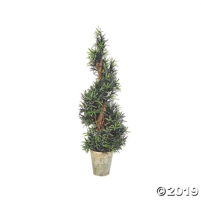 Vickerman 34" Rosemary Spiral with Paper Pot (1 Piece(s))