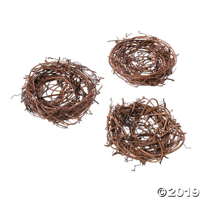 Small Twig Bird's Nests (3 Piece(s))