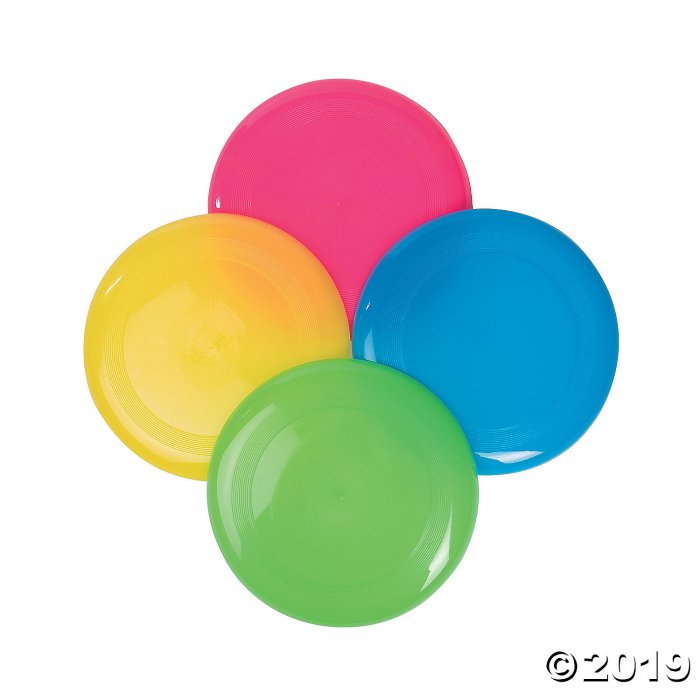 Bright Color Flying Disks (Per Dozen)