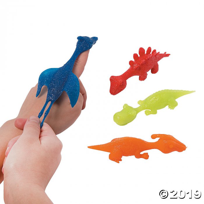 Stretchy Flying Dinosaur Flingers (Per Dozen)