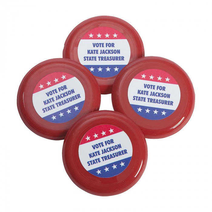 Personalized Patriotic Mini Flying Discs (72 Piece(s))