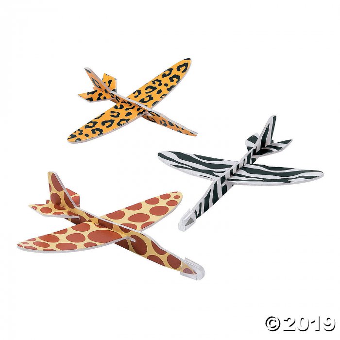 Safari Animal Print Gliders (48 Piece(s))