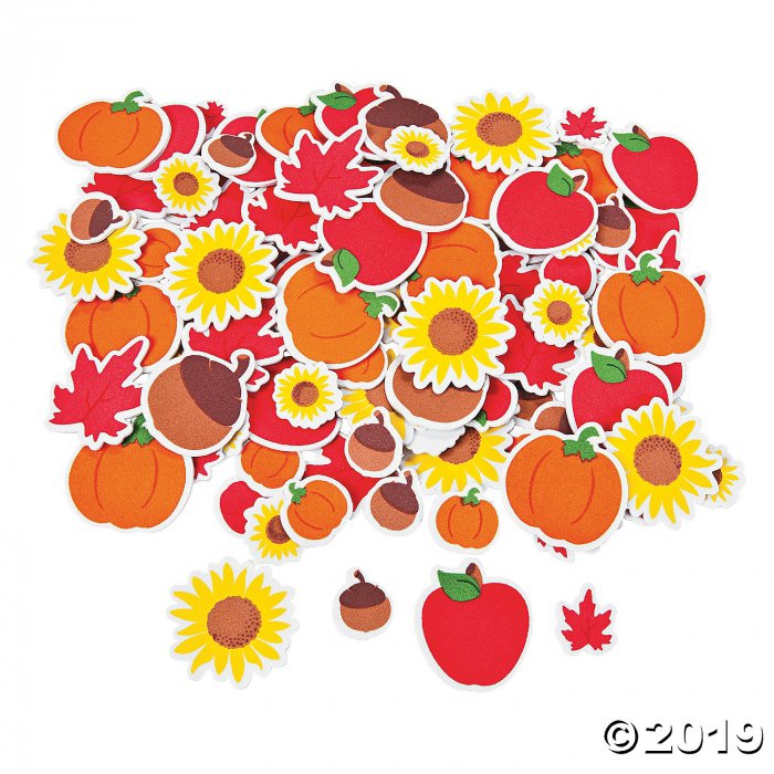 Fall Self-Adhesive Shapes (500 Piece(s))