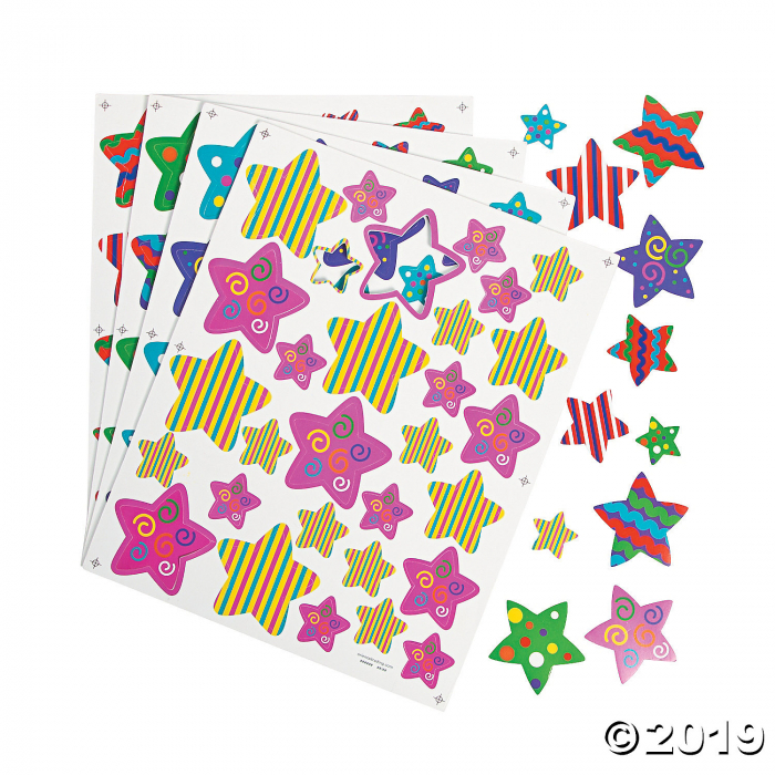 Fabulous Foam Self-Adhesive Star Shapes (500 Piece(s))