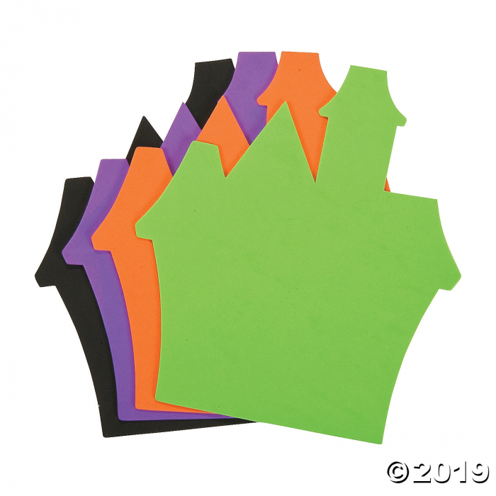 Jumbo Haunted House Shapes (24 Piece(s))