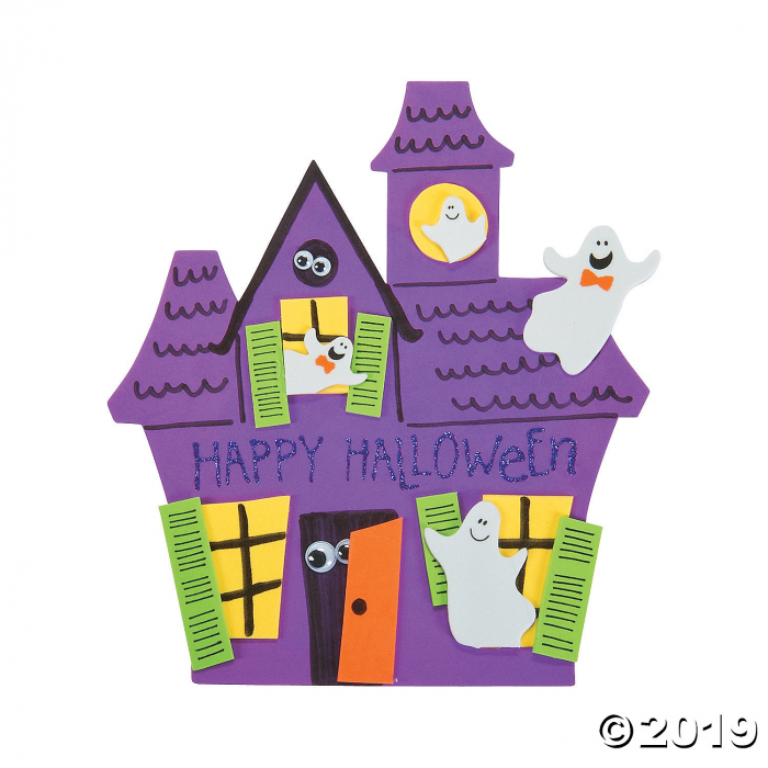 Jumbo Haunted House Shapes (24 Piece(s))