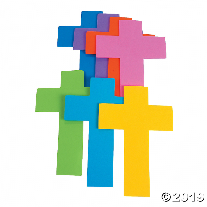 Jumbo Foam Crosses (Makes 24)